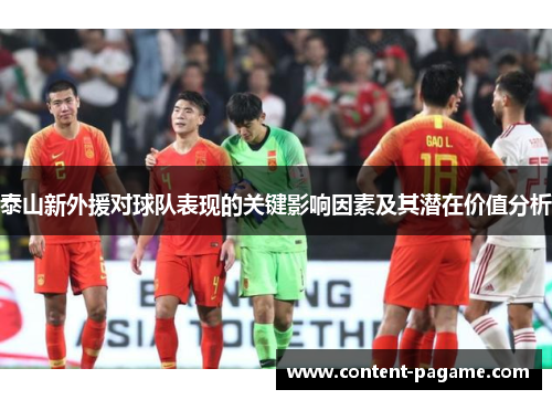 泰山新外援对球队表现的关键影响因素及其潜在价值分析